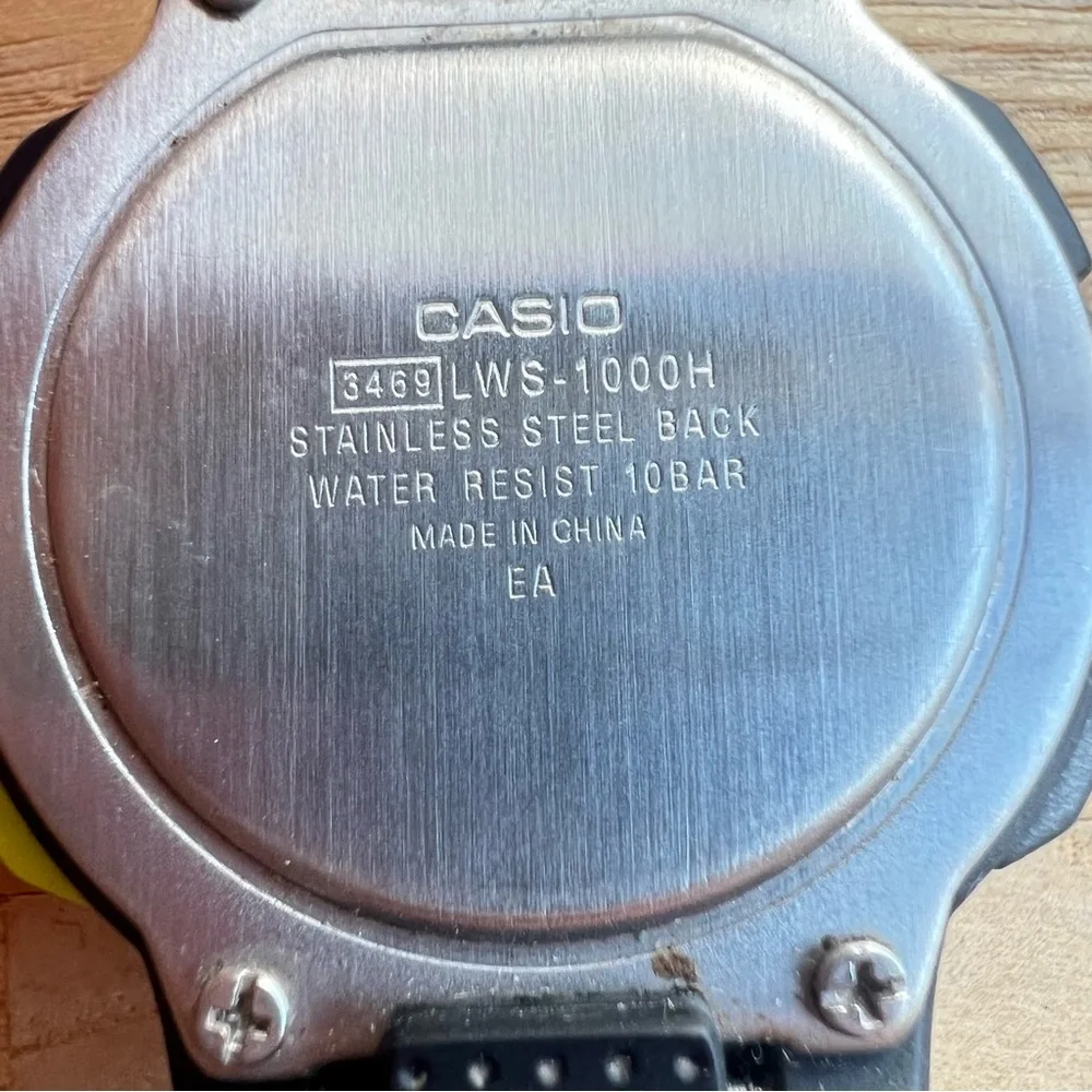 Casio illuminator ladies digital sport watch NEW BATTERY